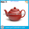 porcelain red wholesale high quality cheap tea pots